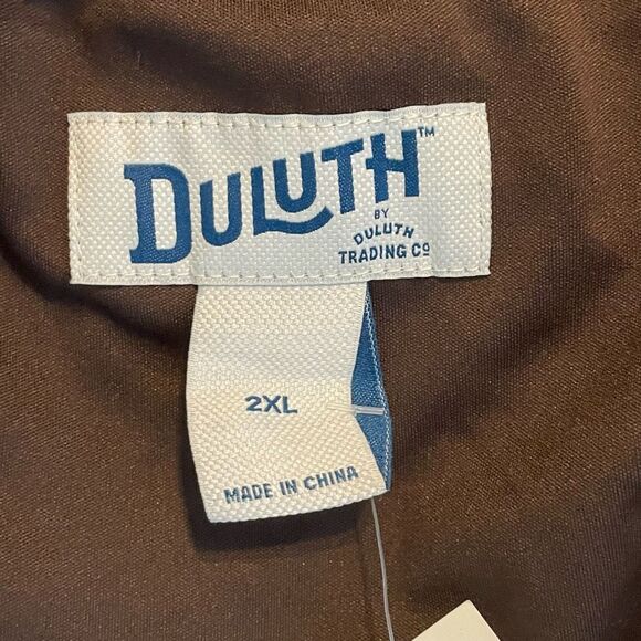 Duluth Trading Co. Shetland Wool Windproof Full-Zip Sweater Vest Heather Brown K - Picture 5 of 9